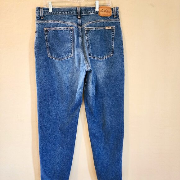 Vintage Levi Strauss Relaxed Fit Tapered Leg Medium Wash Women's Jeans Pants - Picture 8 of 11